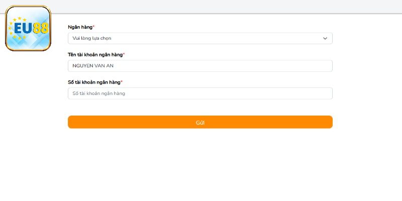 Chi tiết hướng dẫn rút tiền Eu88