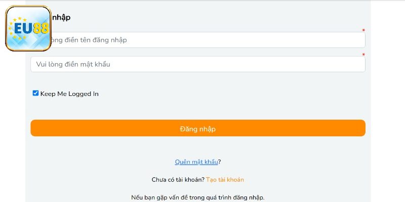 Hướng dẫn đăng nhập Eu88 chi tiết